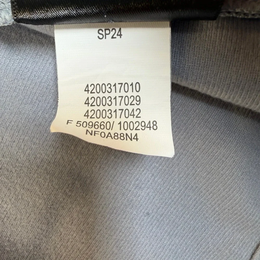 The North Face WindWall Soft Shell Jacket Men's XL Gray Black Full Zip #3264